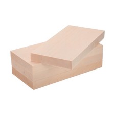 4Pcs Basswood Carving Block, 0.8"x4"x8" Square Wooden Dowels Blocks