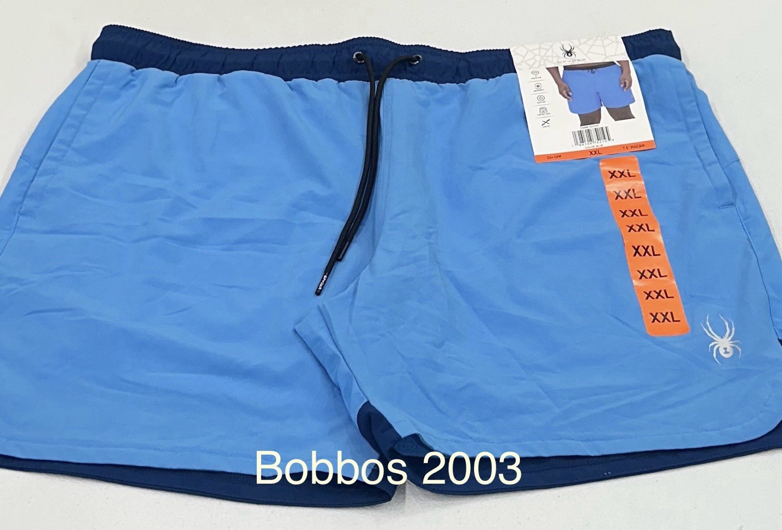 Spyder Men's Swim Shorts, Blue, Size XXL