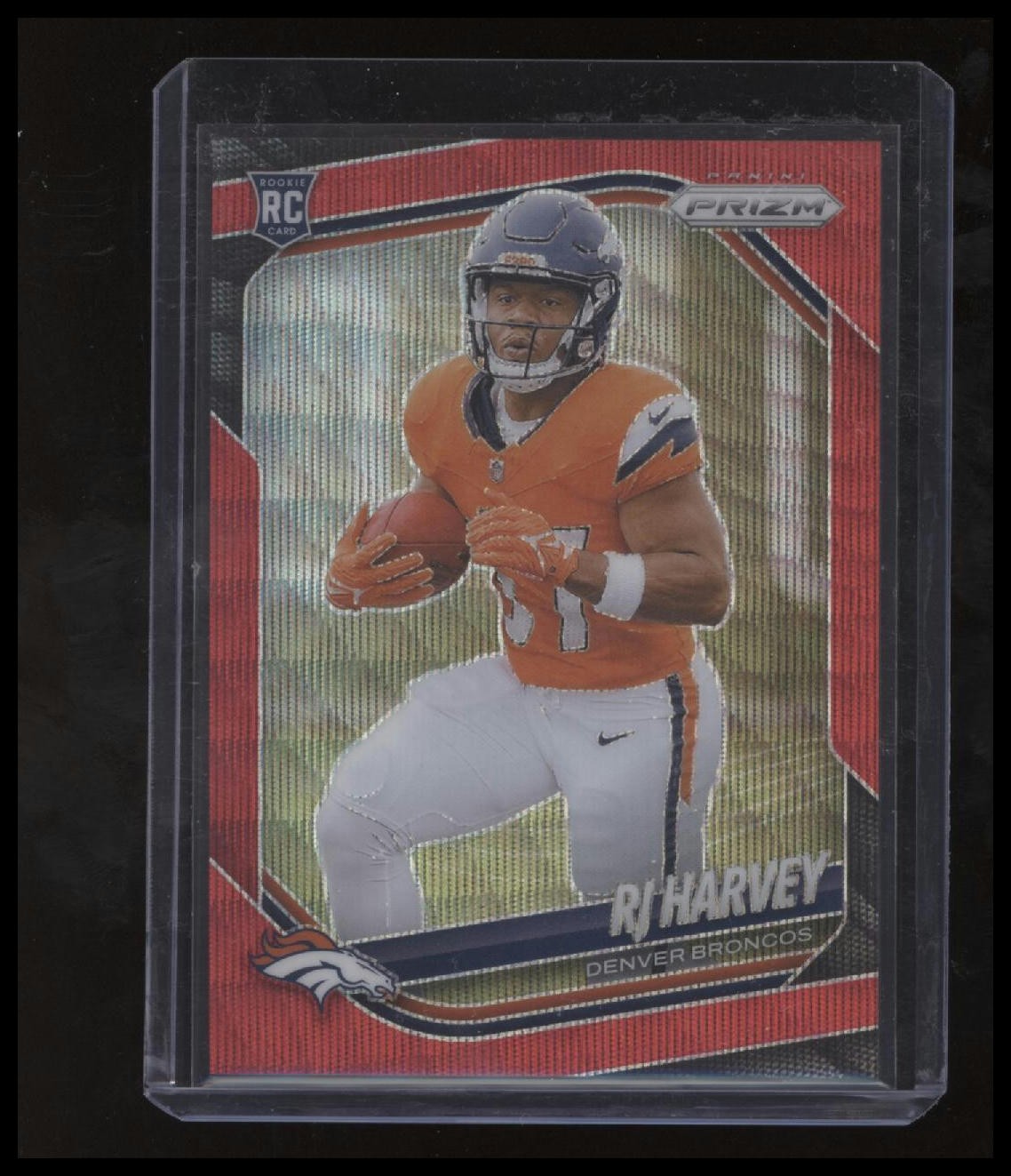 2025 Panini Prizm #303 RJ Harvey Red Wave #/149