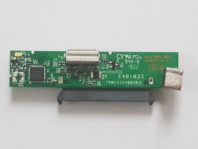 Carte RIKIKI USB3 / ASM1053 REV B / E481033 2.5'' SATA to USB 3.0 Dongle Board