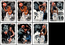 1999 Washington Mystics (7) Card Lot - LIMITED EDITION – RARE GEM