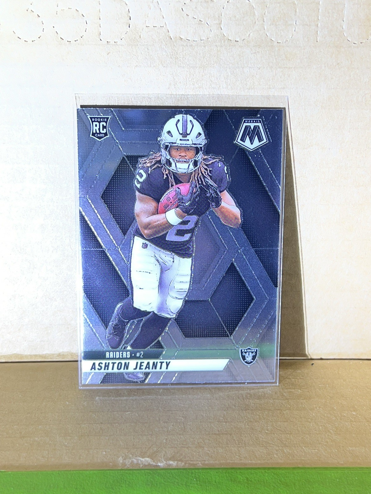 2025 Panini Mosaic ASHTON JEANTY #345 RC Rookie Base - Las Vegas Raiders