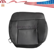 For 2004-2008 Ford F150 Lariat PASSENGER Bottom Leather Seat Cover Black