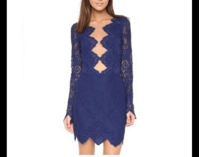 lace splicing cold shoulder mini dress Verona Lace Mini Dress
