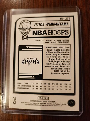 美品 Topps2023 WEMBAYAMA ウェンバンヤマ RC ミニパラレル Amazon.com: VICTOR WEMBANYAMA RC 2023-24 Topps Now Rookie of