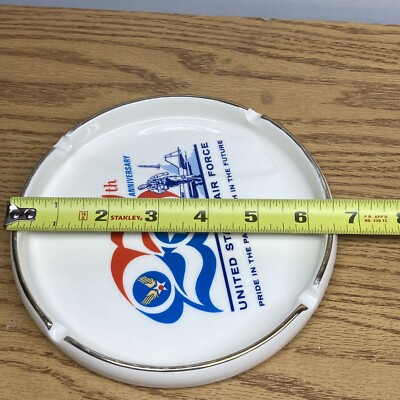 Vintage 25th Anniversary United States Air Force Ashtray - Large