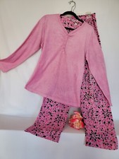 👚HOTEL Spa COLLECTION👚 Pink 2 Piece Polyester Pajamas/Lounge Set Wm's Sz. Med.
