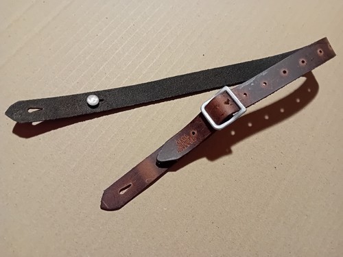 WWII German Helmet Liner M31 ( 62/55 ) + Leather Chinstrap - Picture 9 of 10