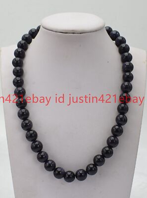 Pretty 6/8/10/12mm Natural Multicolor Gemstone Round Beads Necklace 18'' AAA+