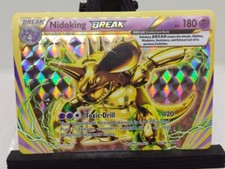 Nidoking BREAK 46/108 - Evoluzioni - Carta Pokemon Holo Ultra Rara NM SPEDIZIONE VELOCE