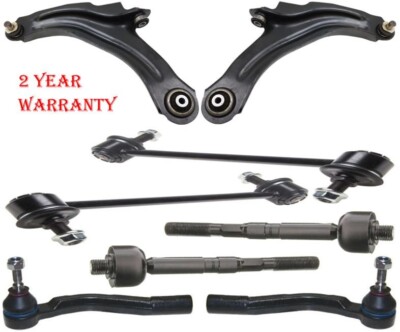 RENAULT CAPTUR I CONTROL ARM + DROP LINK + TIE ROD & RACK END FRONT L&R 13-ON