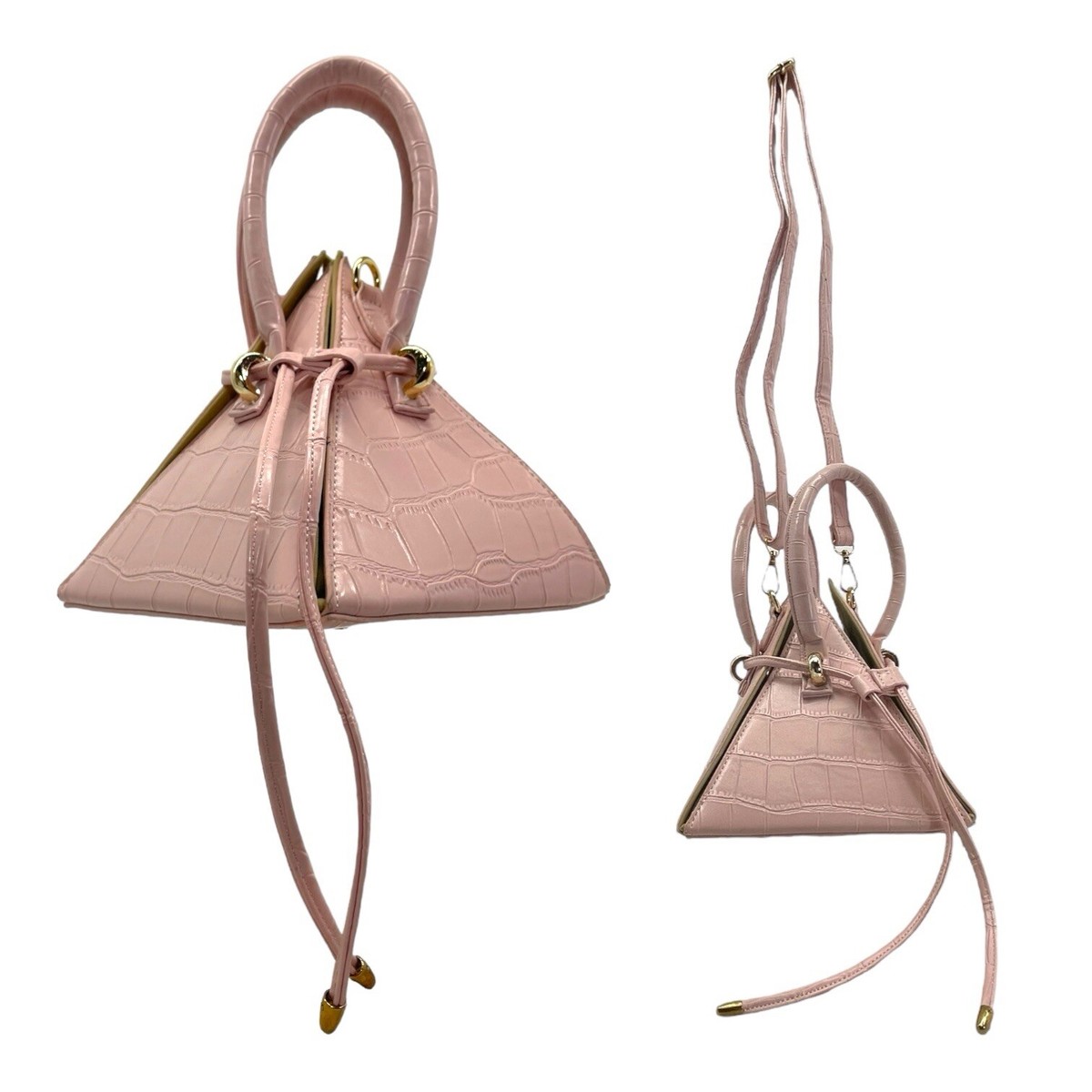 Maison Kinema メゾンキネマ Leather ひきつける crochet 茶色