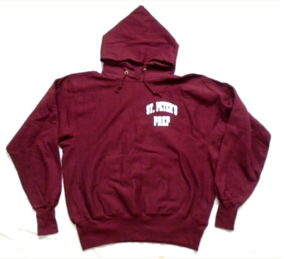 NWOT Vintage 90s Champion Large Reverse Weave Hoodie St. Peter's