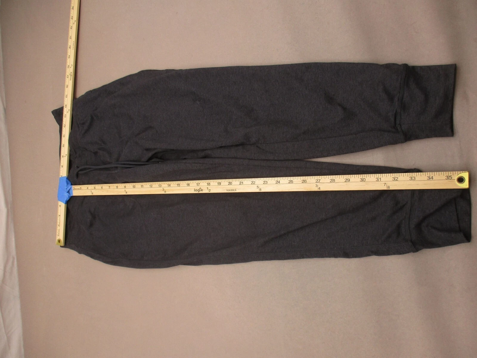 lole elastic waist drawstring knit jogger track pants