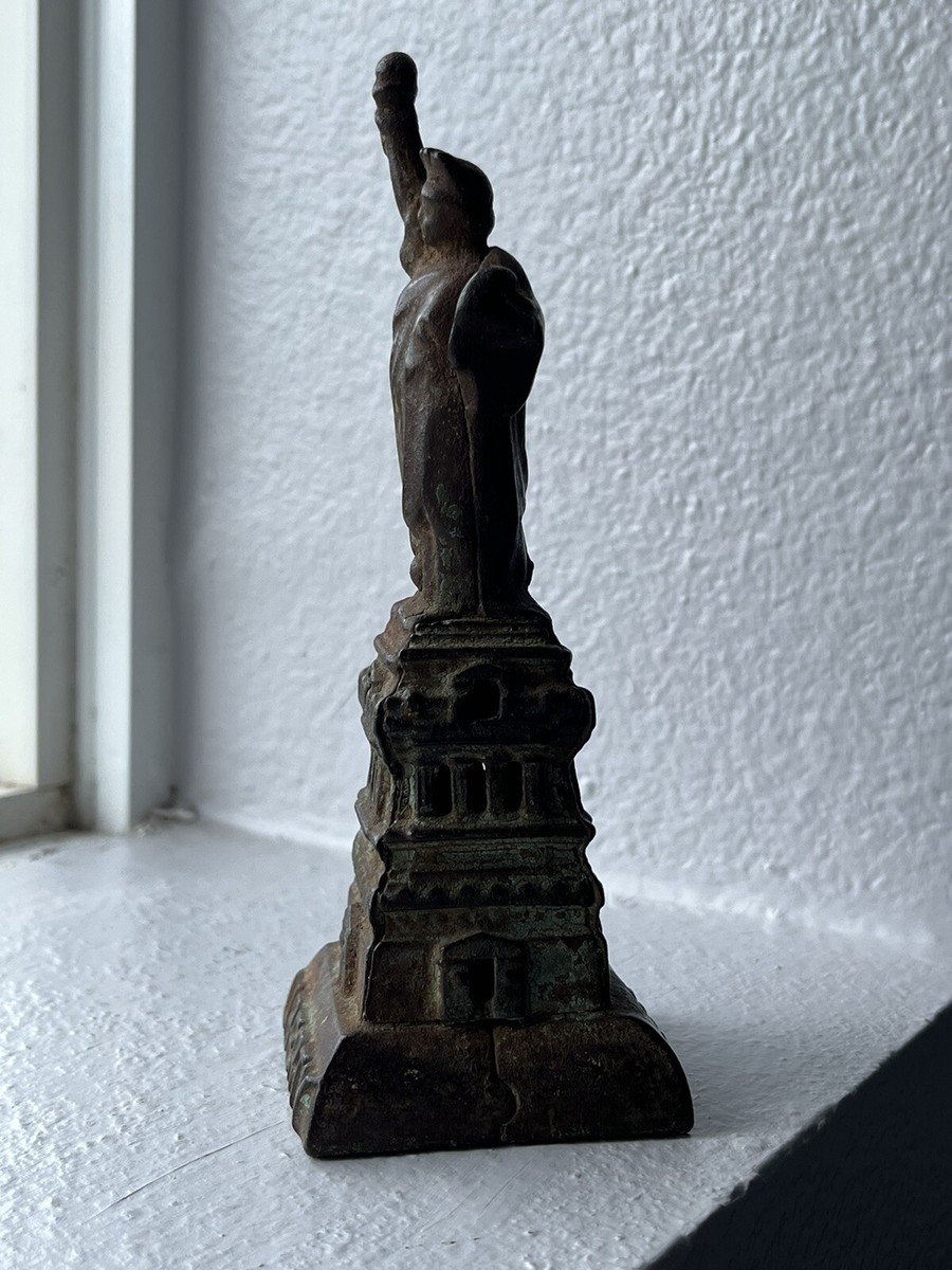 ANTIQUE 1911 CAST IRON STATUE OF LIBERTY BANK | eBay ANTIQUE 1911 CAST IRON STATUE OF LIBERTY BANK | eBay
