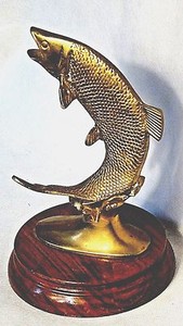 Vintage Chinese Solid Brass Carp Fish Sculpture On Wood Stand Ebay details about vintage chinese solid brass carp fish sculpture on wood stand