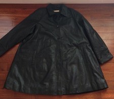 Excelled Women's Black Leather Jacket Size 3xl Big (103)