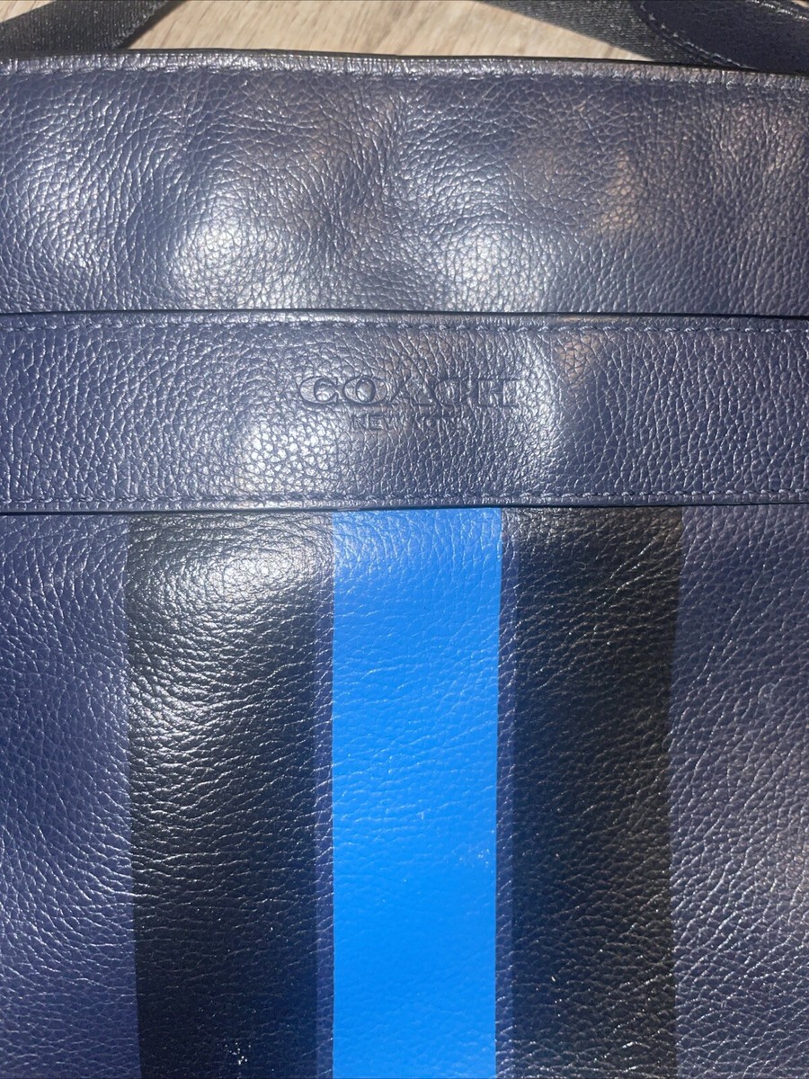 Coach Midnight Charles Crossbody With Varsity Stripe Bag Coach Midnight Charles Crossbody With Varsity Stripe Bag