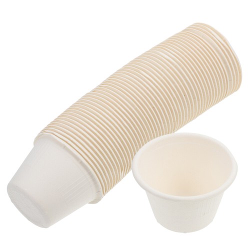 50 Pcs Ice Cup Paper Bowl Appetizer Cups for Parties Pudding Pulp Travel