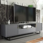 200cm Loft Retro TV Unit I Milled Fronts I Vintage Cabinet I Cupboard Stand