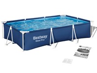 Bestway Frame Pool Gartenpool Schwimmbecken Steel Pro 300X201X66 Cm 56404N