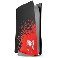 SpiderMan PS5 Cover Disc Version  FacePlate Spiderman Venom PlayStation Black UK