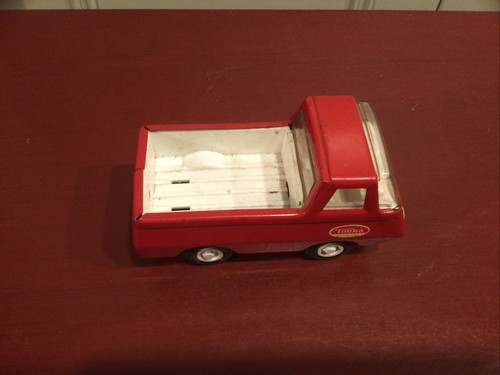 Vintage Tonka Mini Blue Econoline Wrecker And Red Econoline Truck 1970’s 5”. - Bild 13 von 15