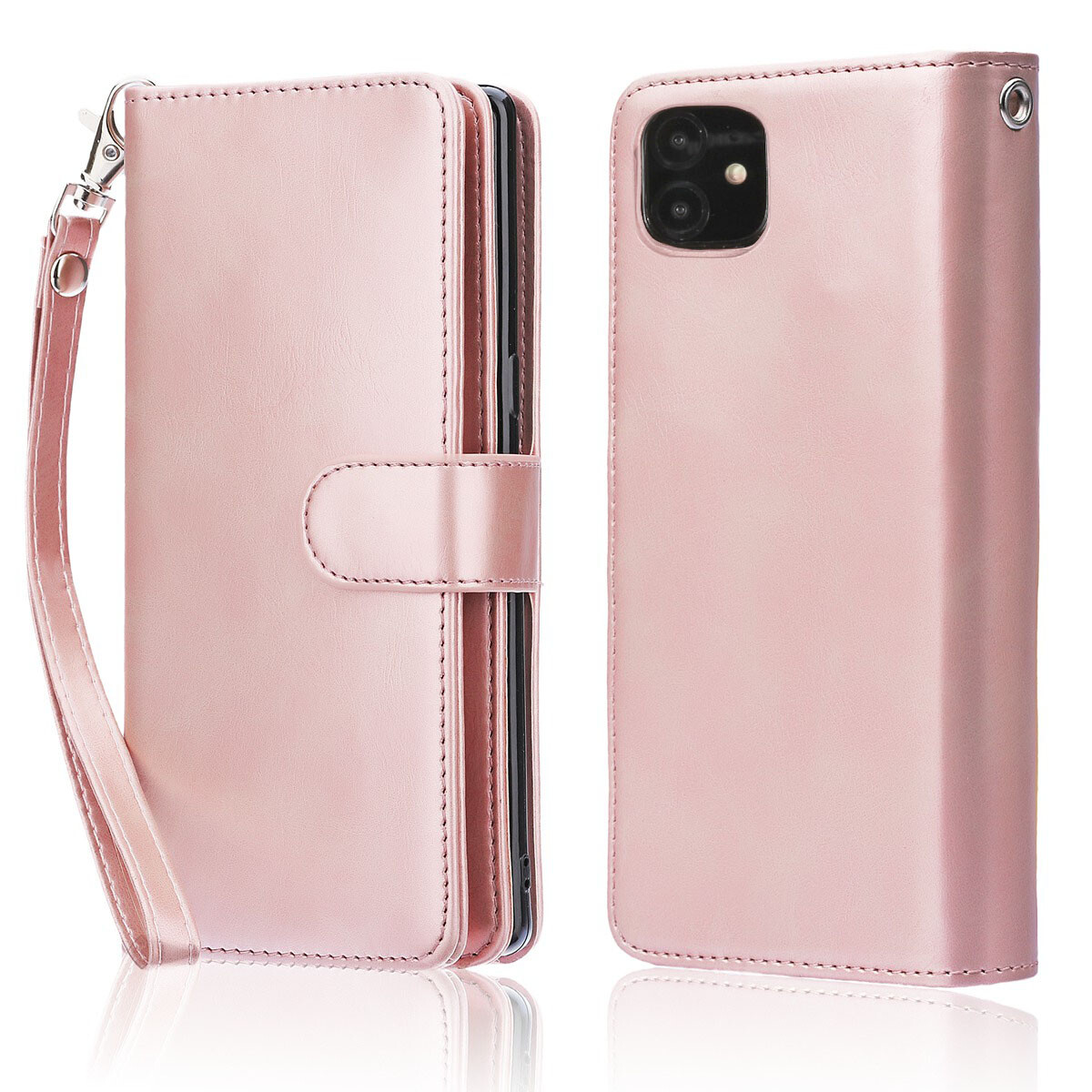 Shockproof Hard Wallet Case for iPhone 12 11 Pro Max XS XR 8 7-image