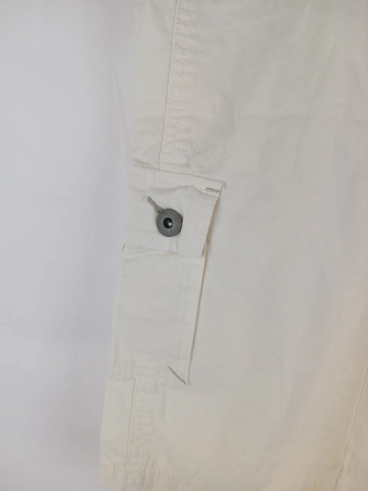 Белый эластичный низ Old Navy Youth Capri 10 стандартных размеров - Изображение 3 из 4