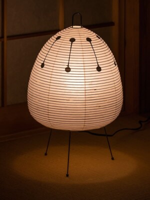 Genuine] Isamu Noguchi AKARI 1AD lantern table lamp lighting set