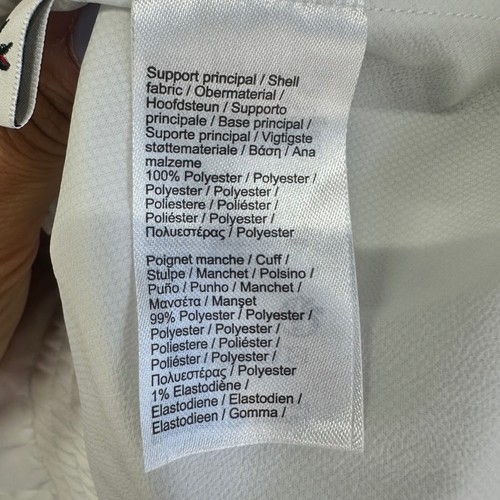 Lacoste x NOVAK DJOKOVIC Tennis Jacket Mens 54/Large Full-Zip Hooded Windbreaker - Picture 10 of 11