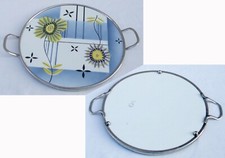 PLAT A TARTE - PLATEAU - VAISELLE - PORCELAINE - ANCIEN - VINTAGE - PATISSERIE