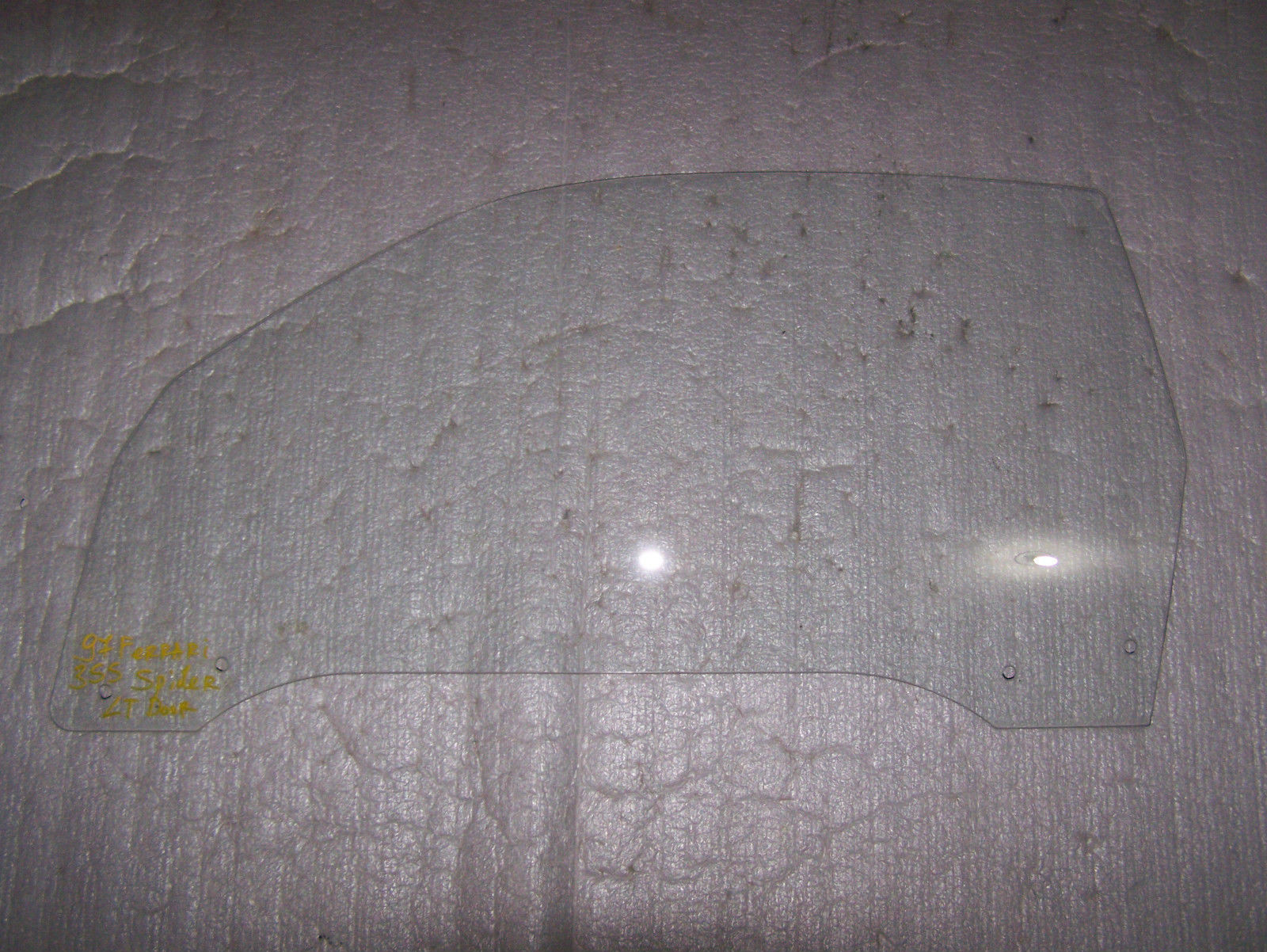 97 Ferrari 355 F355 Spider Left Drivers Door Window Glass OEM Convertible