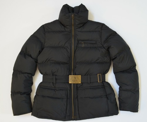 Belted Puffer Down Jacket Coat | eBay