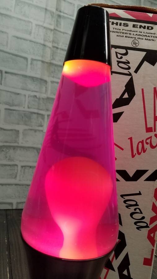 Original Laval Lite Lamp 8425 Midnight Series Purple Liquid