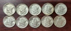 Lot of 10 Mercury Dimes - High Grade - Assorted Dates & MM's - Some Toning
