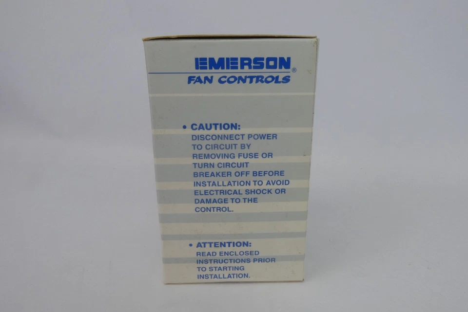 Nuevo Open Box SW95 Blanco/Marfil Emerson Silencioso Ventilador Control Silencioso Estado Sólido Foto 2 de 4