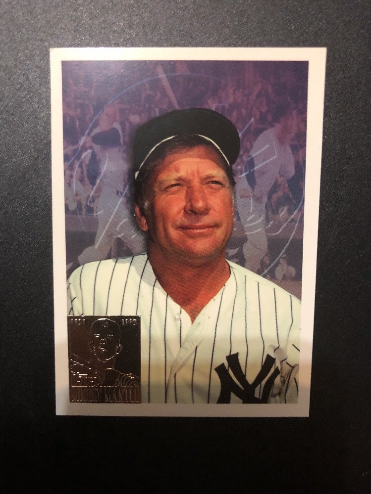 1996 Topps Chrome #7 Yankees Mickey Mantle
