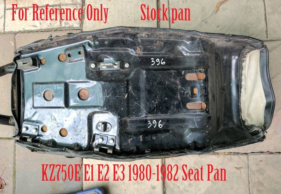 1980-1982 Kawasaki KZ750E KZ750 E1 E2 E3 motorcycle seat saddle CODE: L1396 Foto 4 de 4