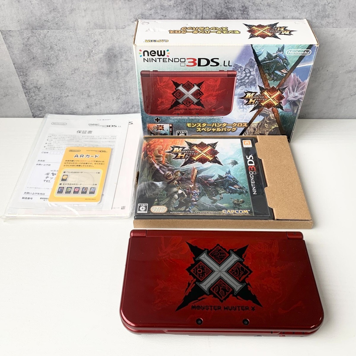 New Nintendo 3DS LL Monster Hunter Cross Special Pack From Japan