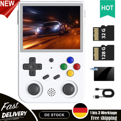 R36s Retro Handheld Videospiel Konsole 21000 Spiele vorinstalliert Linux 128GB