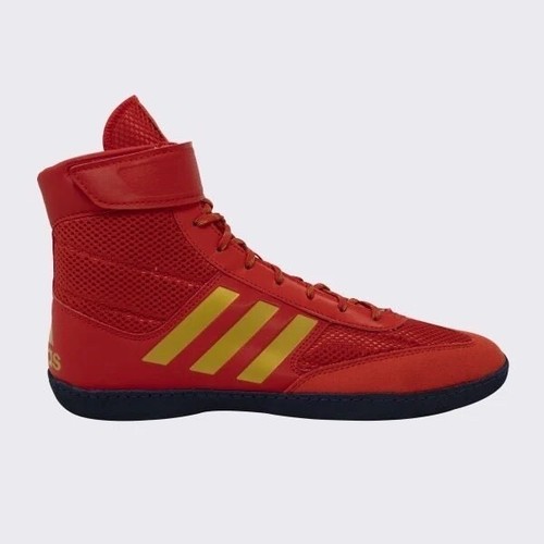 NEW Adidas Combat Speed 5 Wrestling Shoes Red Gold Mens 11.5 - Picture 3 of 6