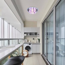 Modern K9 Crystal LED Ceiling Lamp Chandelier Pendant Lights Fixture Flush Mount