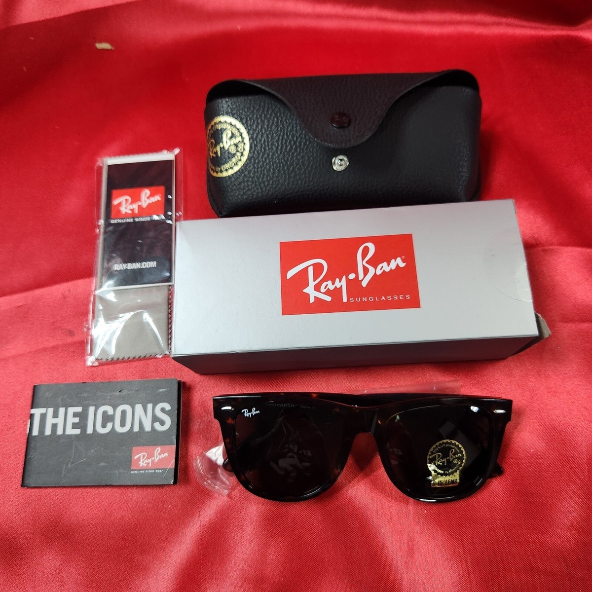 Ray Ban RB2140 902 Tortoise G-15 Green New Wayfarer Sunglasse - Main Image
