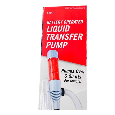 Battery Operated Liquid Transfer Pump 6 Quarts per Minute for sale 