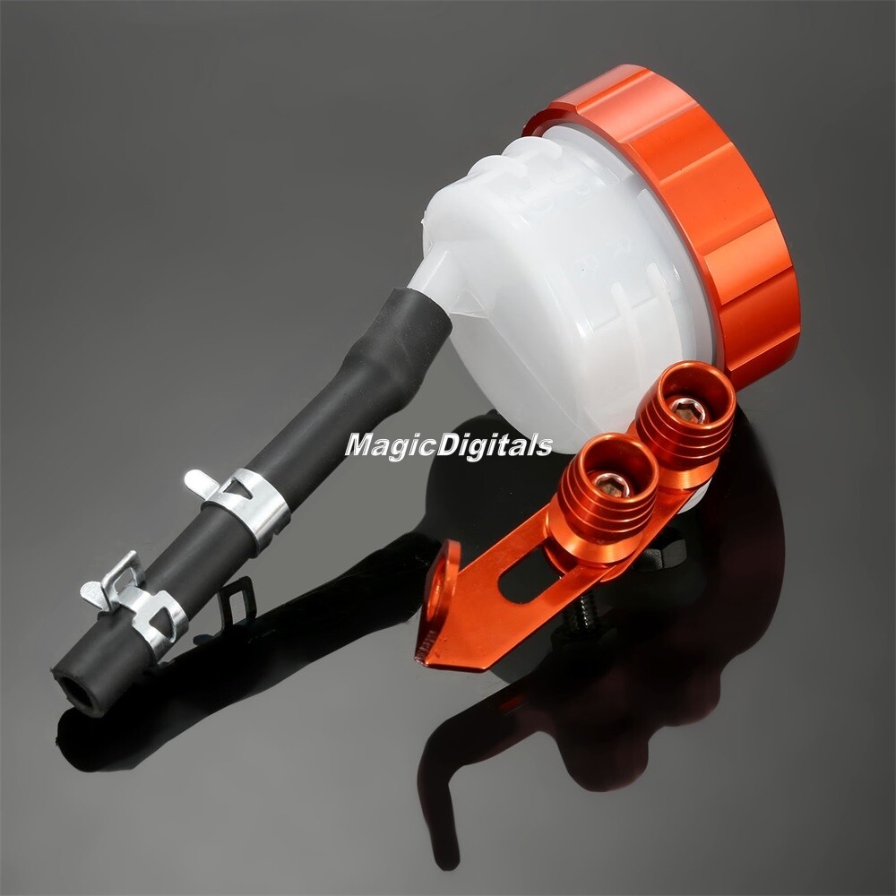 刀 CNC Front Brake Fluid Oil Reservoir Tank For Kawasaki Suzuki