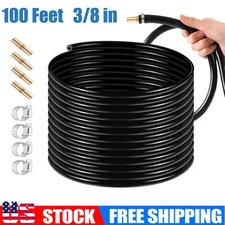 3/8 Inch Self Sinking Aeration Hose 100 Feet Weighted Water Tubing for Garden US