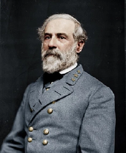 Confederate General Robert E Lee colorized CSA 8"x 10" Civil War Color Photo 159