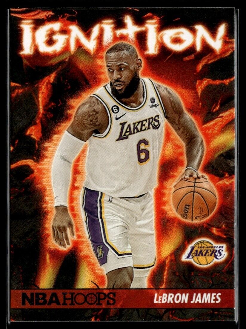2023-24 Panini NBA Hoops Ignition LeBron James Los Angeles 2023-24 Panini NBA Hoops Ignition LeBron James Los Angeles
