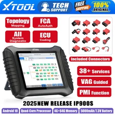 2025 XTOOL IP900S OBD2 Full System Topology Map Scanner FCA AutoAuth Key Coding